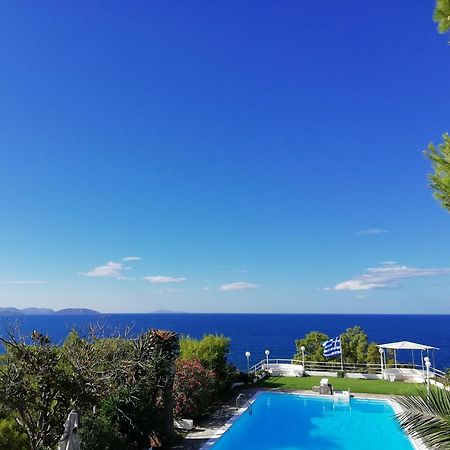 Beautiful, Private Villa By The Sea Agia Marina  Exteriér fotografie
