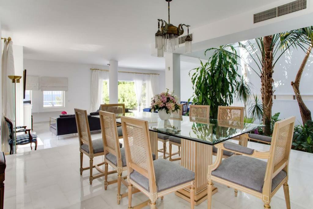 Beautiful, Private Villa By The Sea Agia Marina  Exteriér fotografie