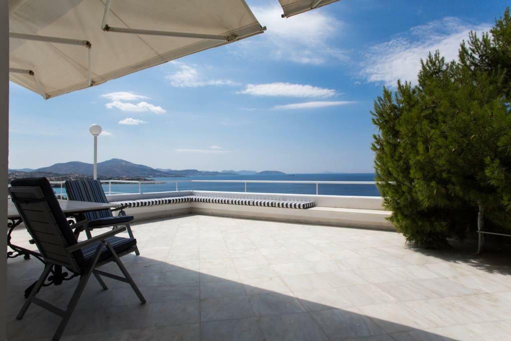 Beautiful, Private Villa By The Sea Agia Marina  Exteriér fotografie
