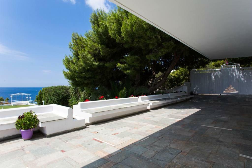 Beautiful, Private Villa By The Sea Agia Marina  Exteriér fotografie